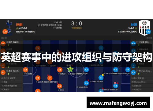 英超赛事中的进攻组织与防守架构